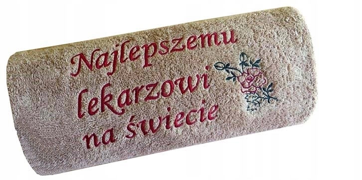 Dárek pro Lékaře Zdravotní Sestry, doktora, Poděkování, ručník, výšivka