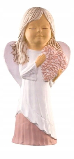 Figurka Anděl Nela Srdce 40 cm – jedinečný dárek.