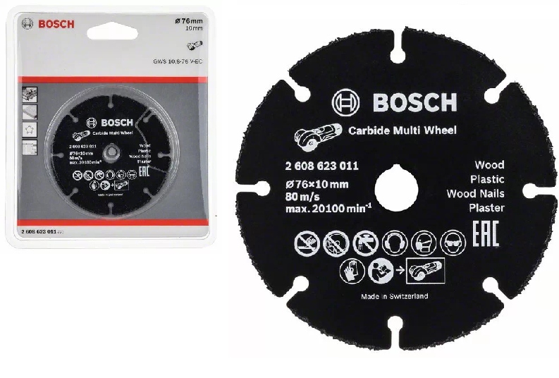 

Tarcza tnąca multi do cięcia 76mm Bosch GWS12V-76