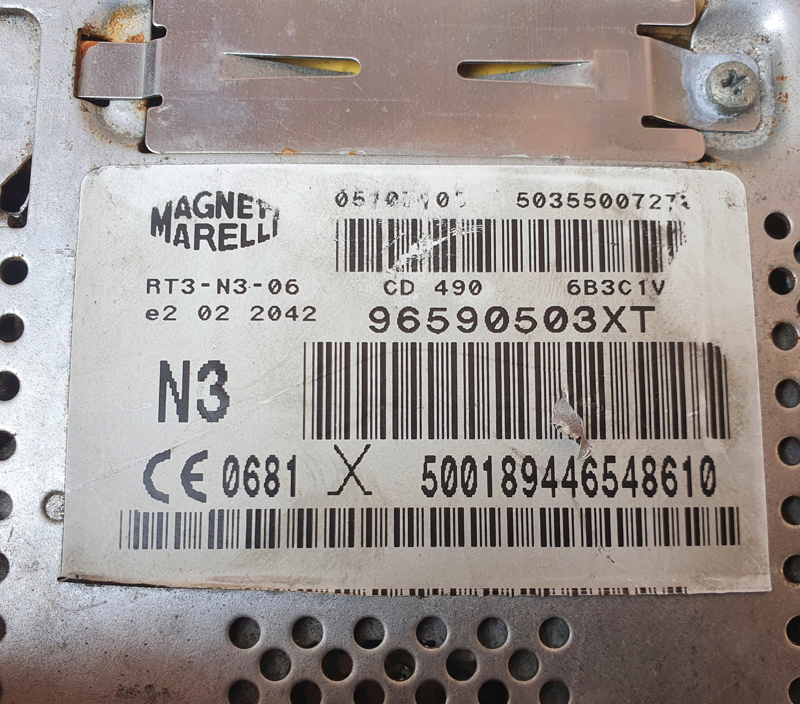CITROEN C4 C8 RADIO NAVI RT3-N3-06 96590503XT Producent części Magneti Marelli