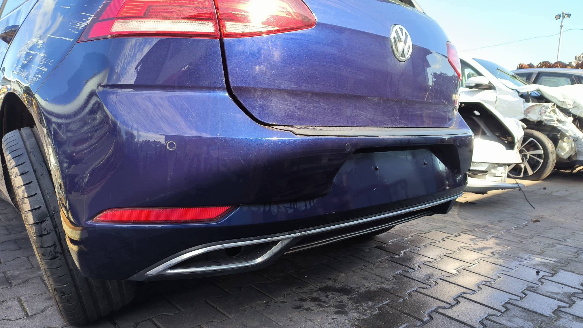 stoßstange heck PDC LC5B VOLKSWAGEN GOLF VII HB LIFT