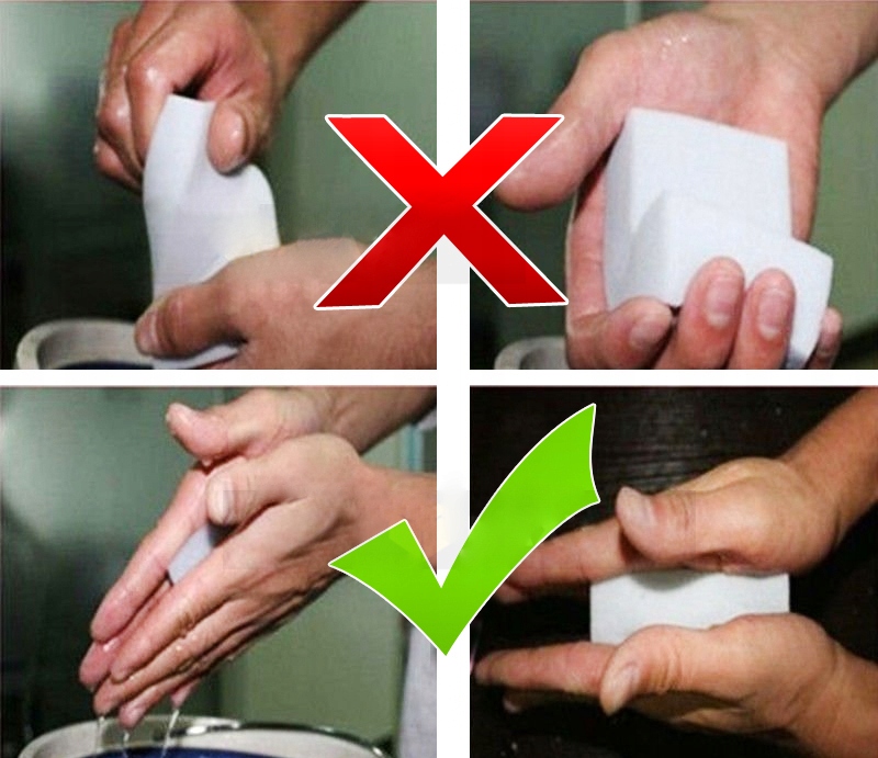 10x MAGICZNA GĄBKA BEZ CHEMII HIT TV MAGIC SPONGE Marka Magiczna Gąbka