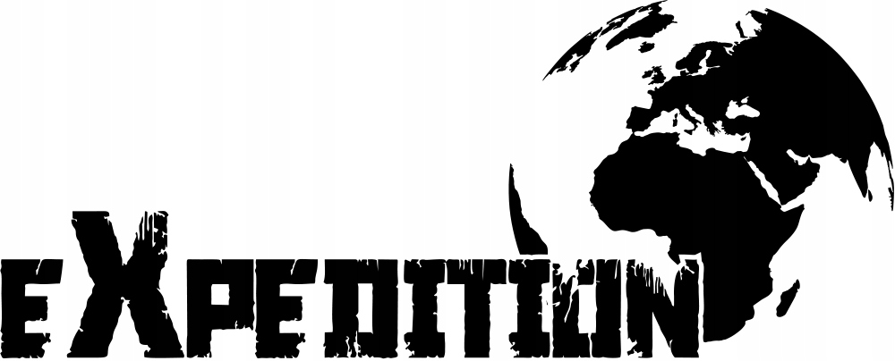 2x NAKLEJKA Mapa SWIATA Expedition OFFROAD 150x60 Weight with packaging 0 2 kg