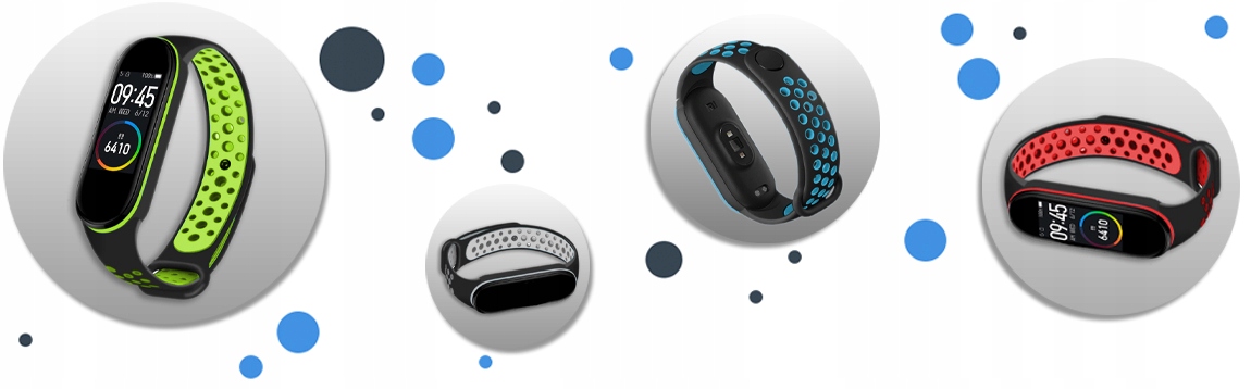 PASEK OPASKA do XIAOMI MI BAND 3/4 - WIELE KOLORÓW Pochodzenie zamiennik