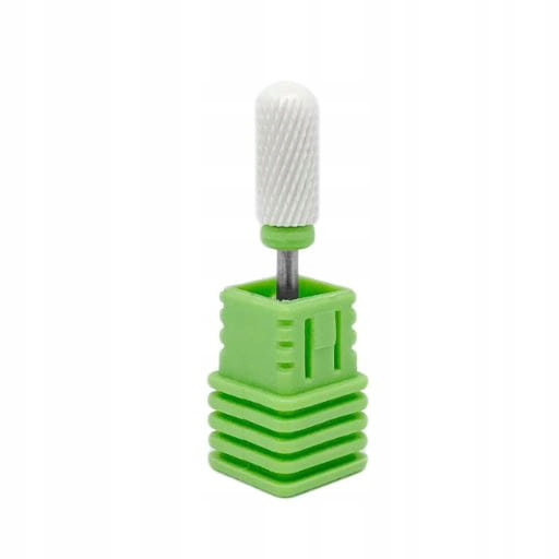 FREZ CERAMICZNY Walec Ostry HYBRYDA ŻEL Akryl Manicure Pedicure