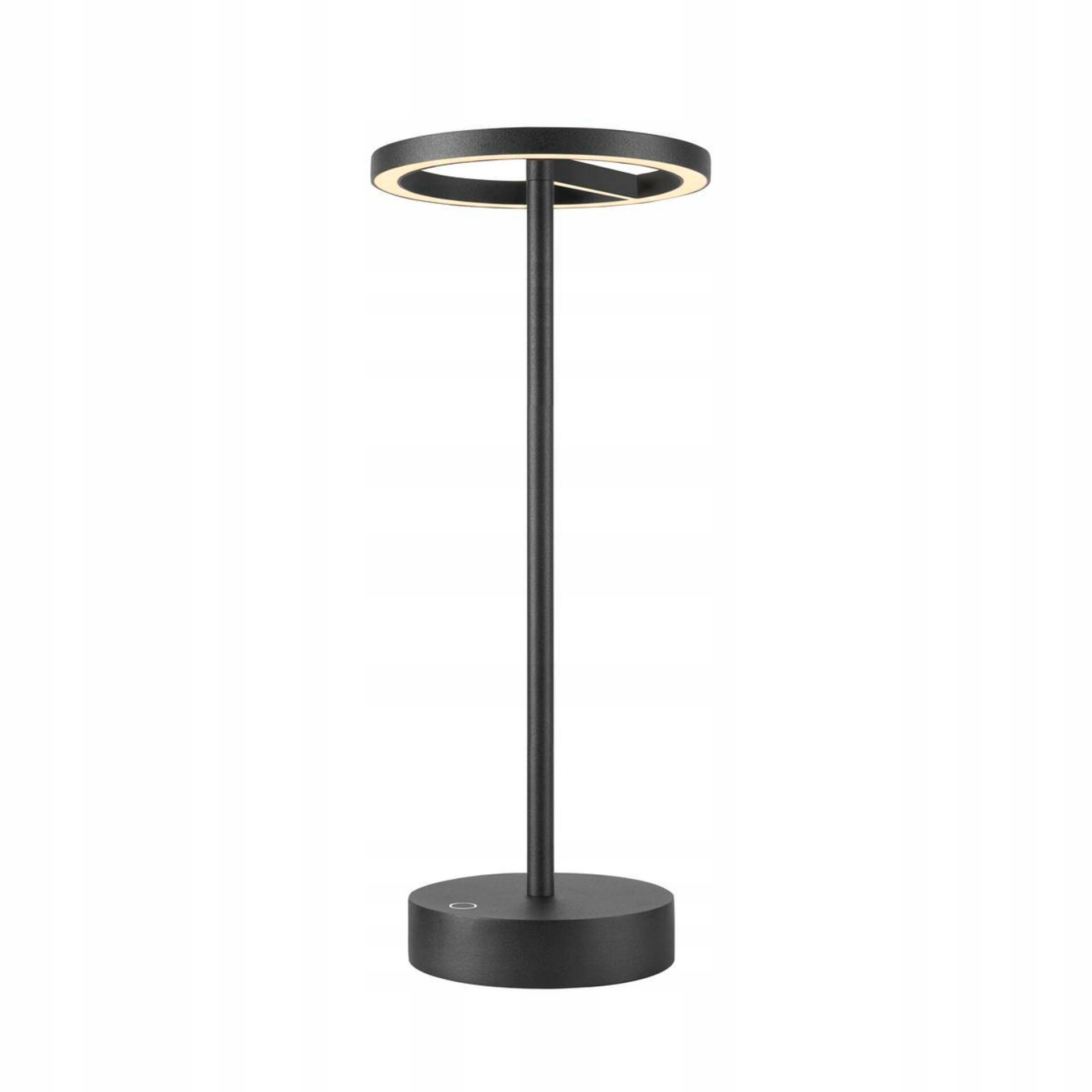 Stolná Led lampa Slv Vinolina One aku IP54 čierna 2700K 125lm