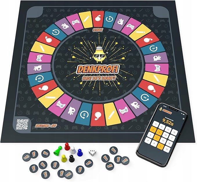 Gra Planszowa Hast Du's Drauf? Z Aplikacją Interaktywną Dla 3-6 Osób