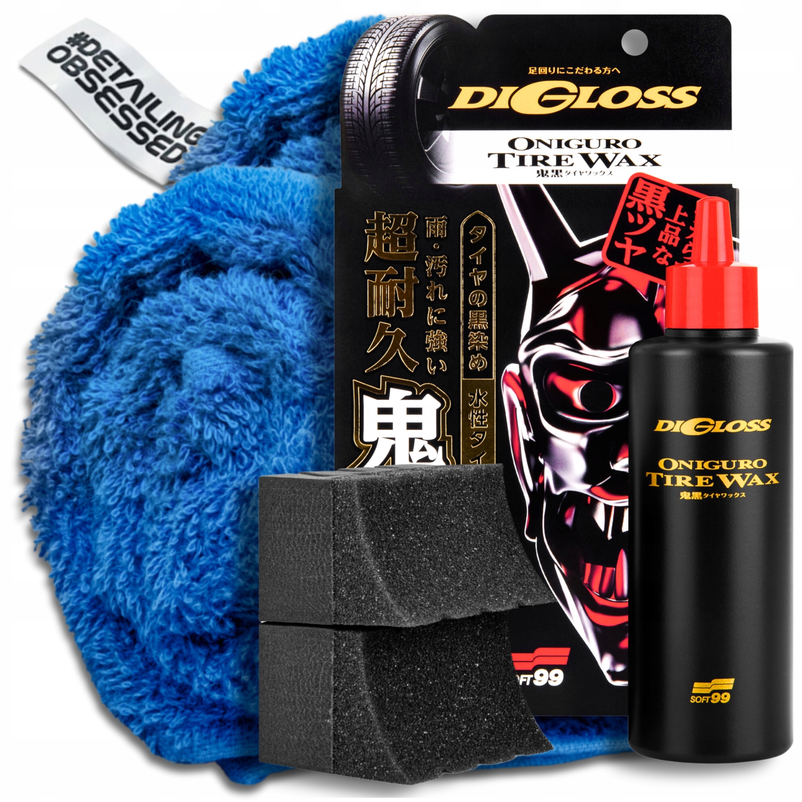 SOFT99 DIGLOSS BLACK DEVIL TIRE WAX 200ml wosk do zabezpieczenia opon