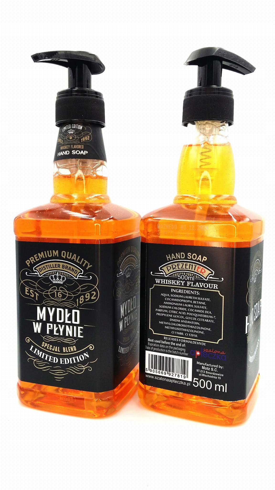 

Mydło do rąk w płynie Whiskey Urodziny