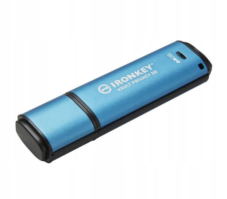 64GB Ironkey Vault Privacy 50/AES-256 Encrypted Fips 197