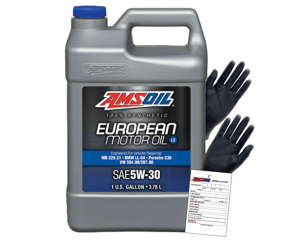 Motorový olej Amsoil European Motor Oil 5W30 Low-saps 3,784 l