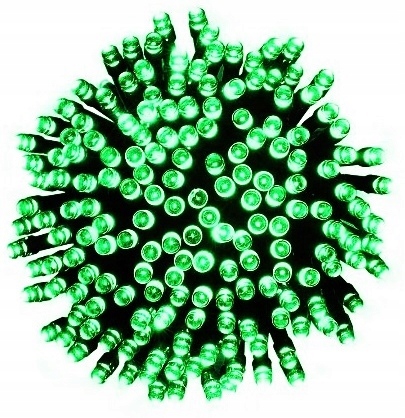 Lampki choinkowe 200LED Zielony programator 15m