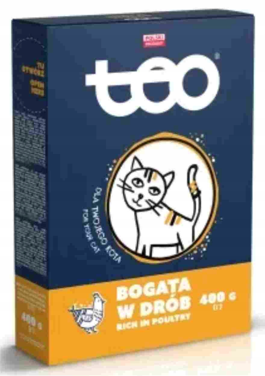 Levně 9X Teo mokré krmivo pro kočky bohaté na drůbež 400 g