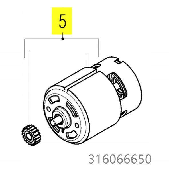 

Metabo Silnik do wkrętarek Bs 18 L Quick 316066650