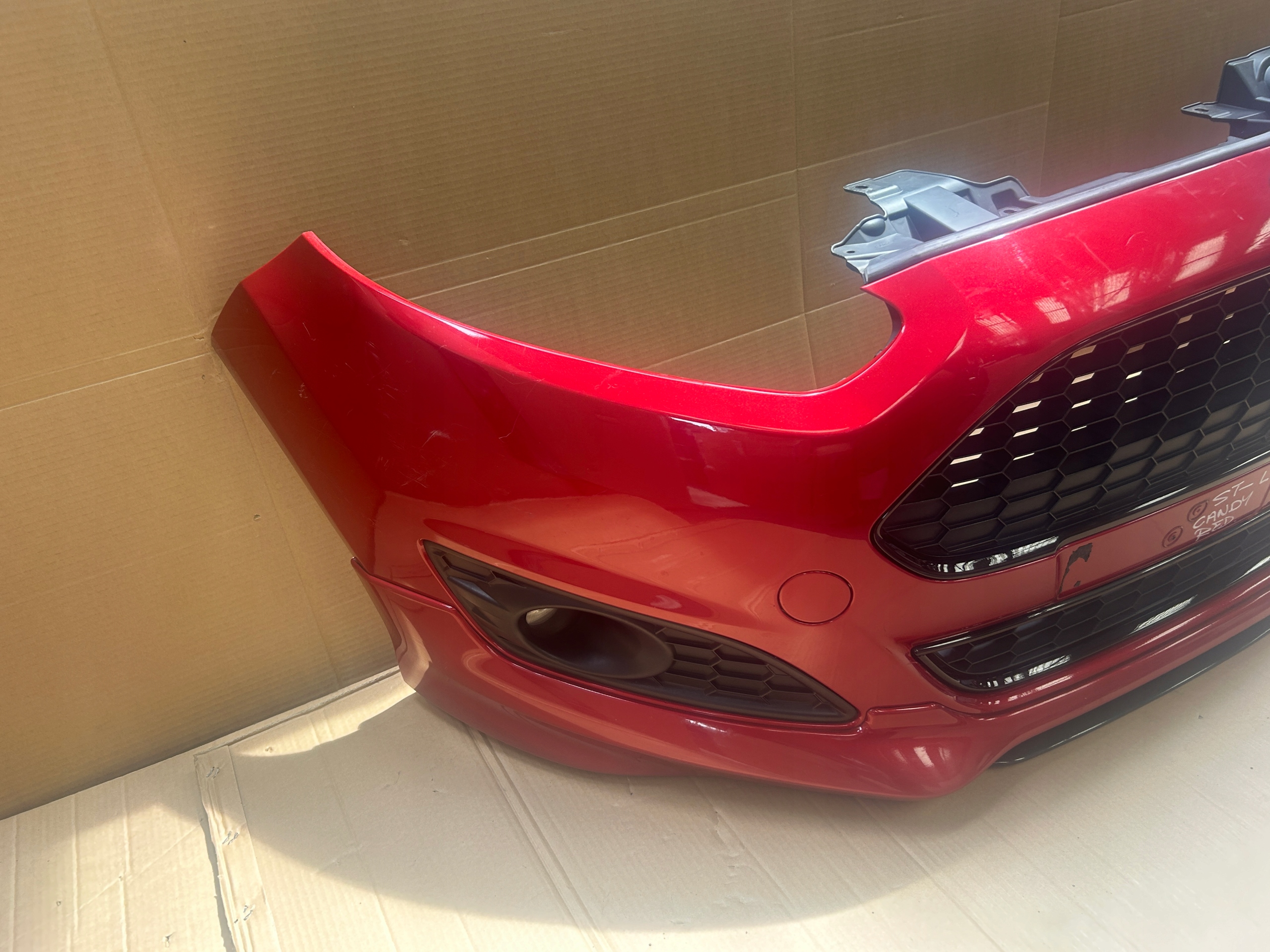 FORD FIESTA MK7 LIFT 2012-2017 ST-LINE bumper front CANDY RED original