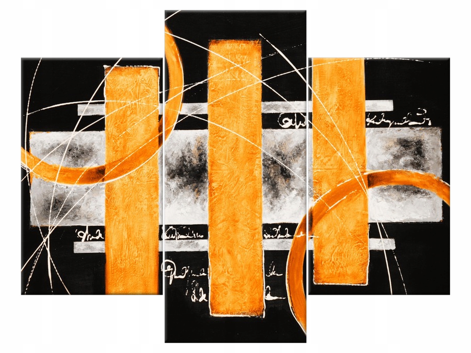 

Obraz 90x70 Vintage Retro Pomarańczowa abstrakcja