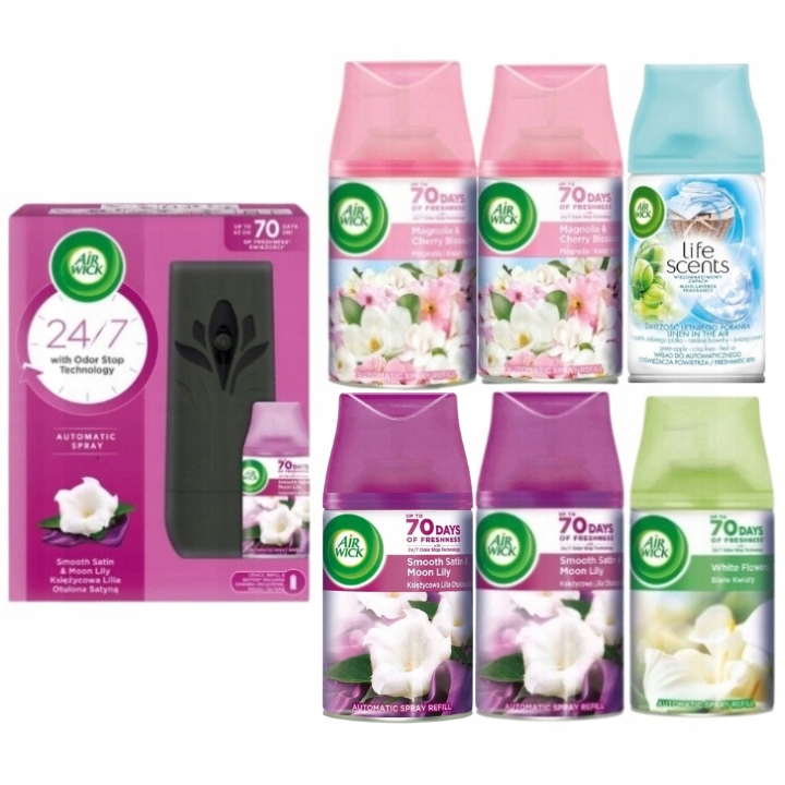 

Air Wick Freshmatic Komplet Odświeżacz 7 wkładów