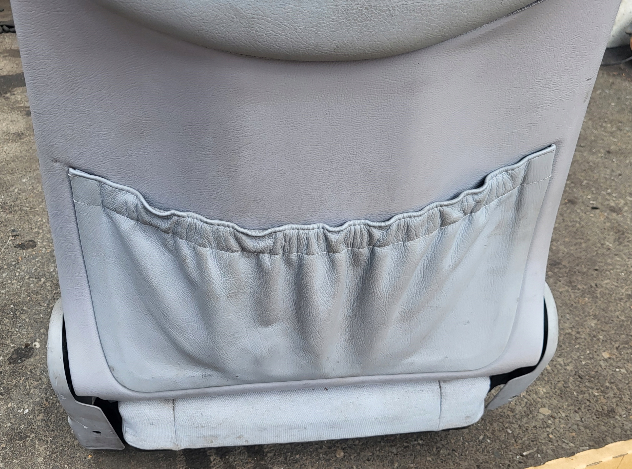 seat left front driver´s support rest MERCEDES S W220 OE EU grey leather