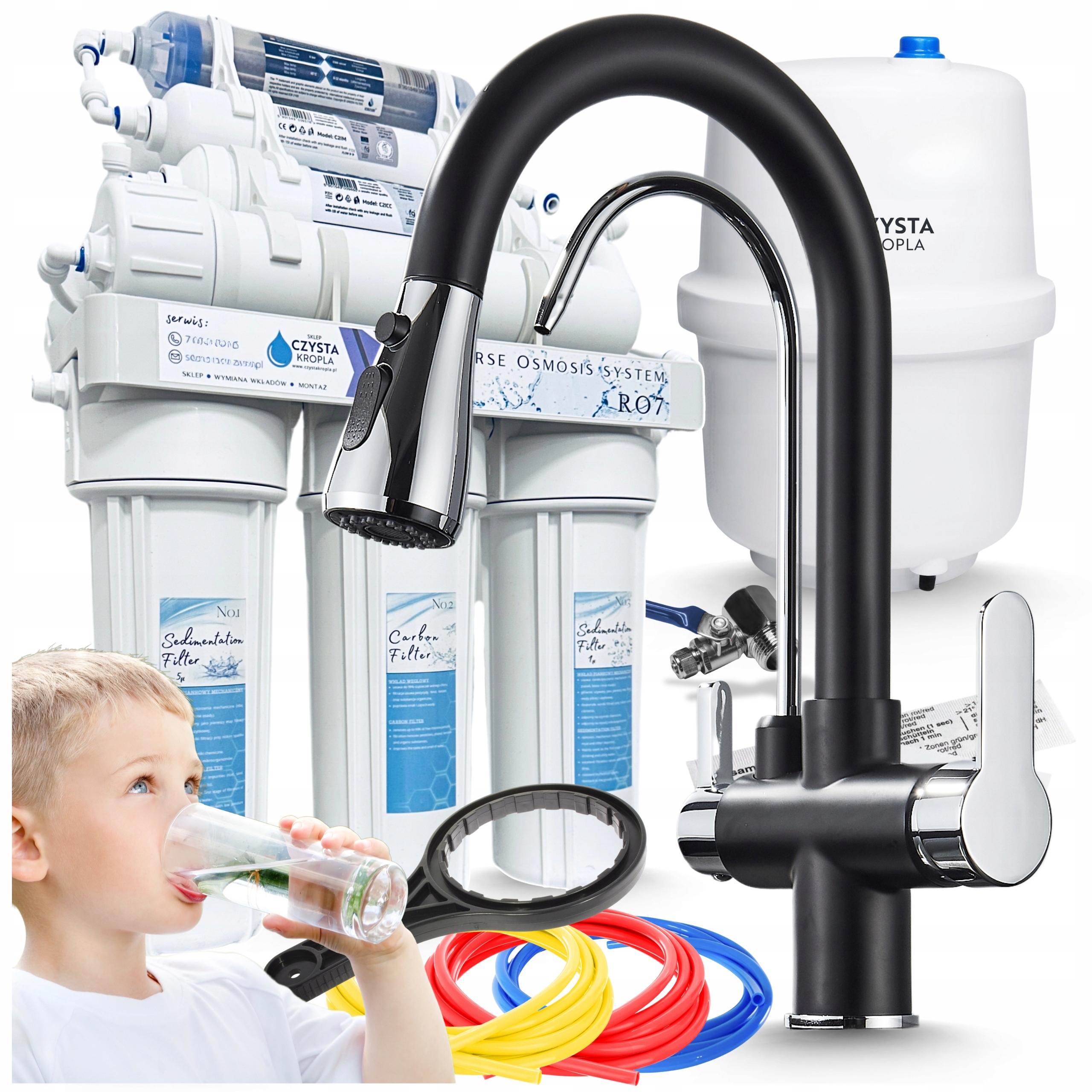 Domácí filtrační systém Mineralizační modul Technologie reverzní osmózy