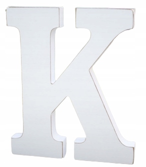 LITERY LITERA DREWNIANA K 18CM