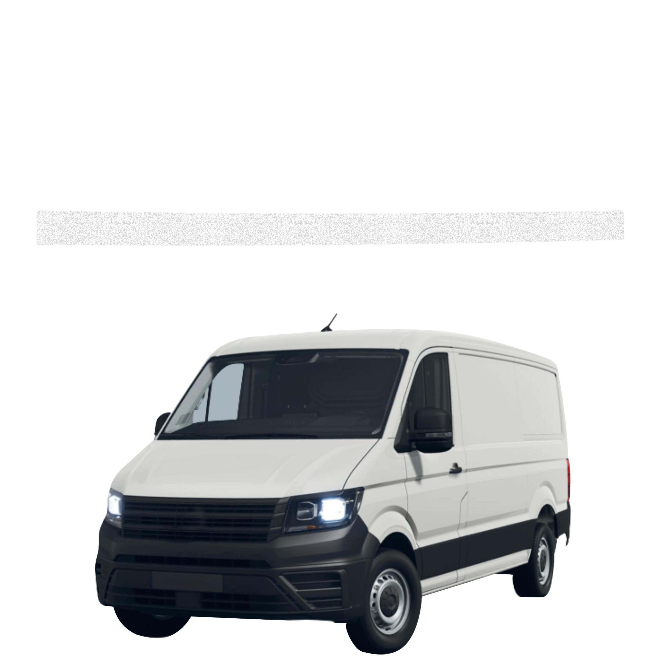 Povlak na pravý práh dveří nákladového prostoru pro Volkswagen Crafter (2016-2026) Bílý