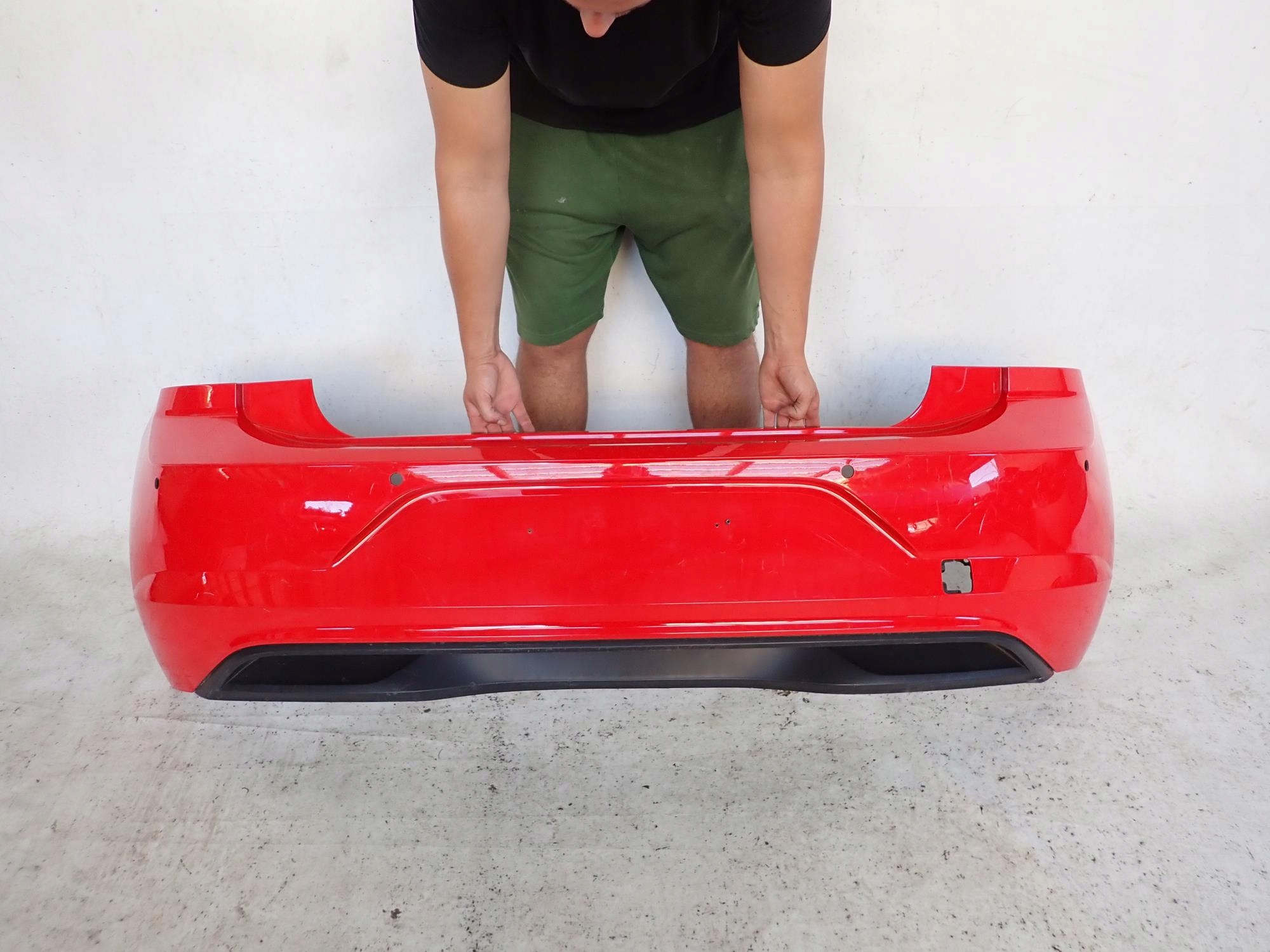 VW POLO VI 6 2G 17-21 bumper rear part rear PDC