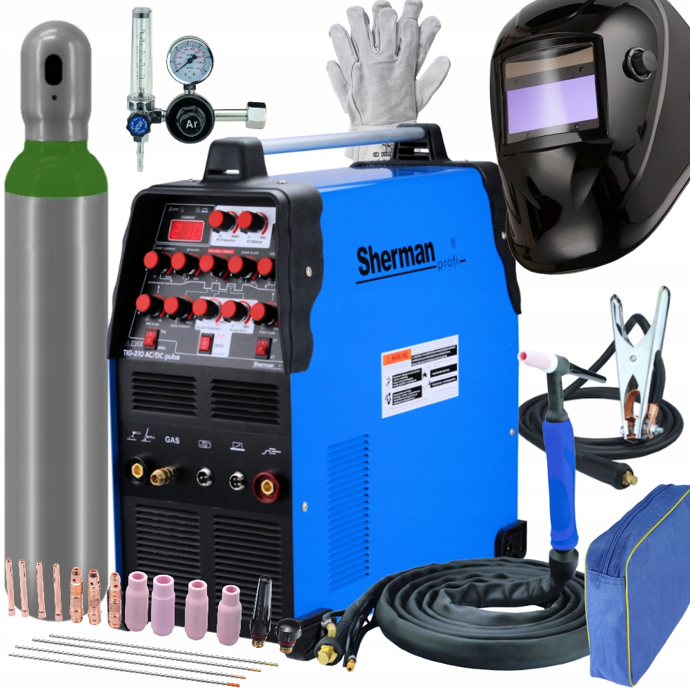 

Spawarka Inwertorowa Tig Ac/dc 210 Pulse Sherman