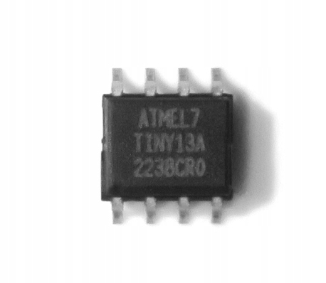 Mikrokontroler ATTINY13A-SS7 z adapterem Kod producenta ATTINY13A-SS7