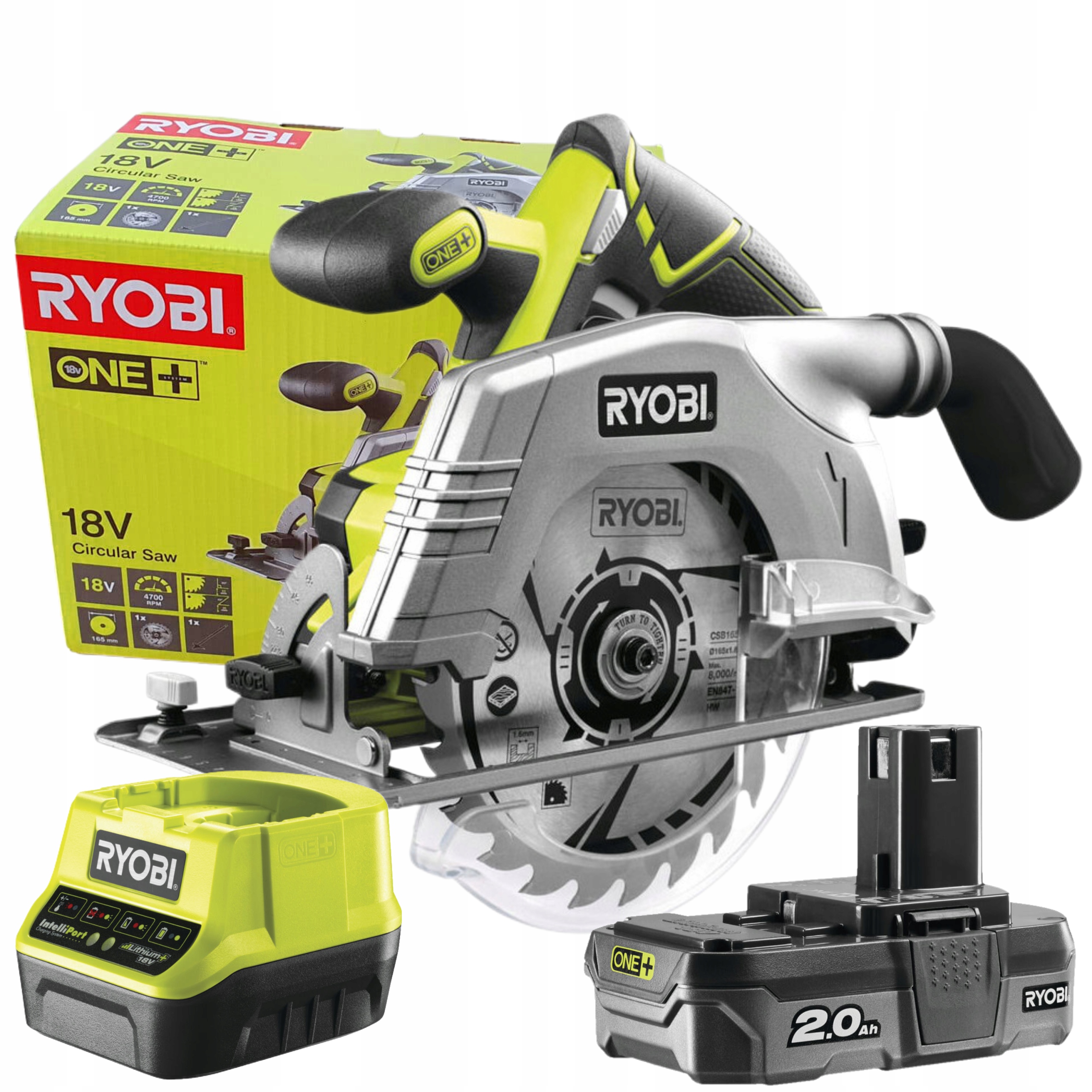 

Pilarka Piła Tarczowa Ryobi R18CS-0 18V 165MM +2Ah