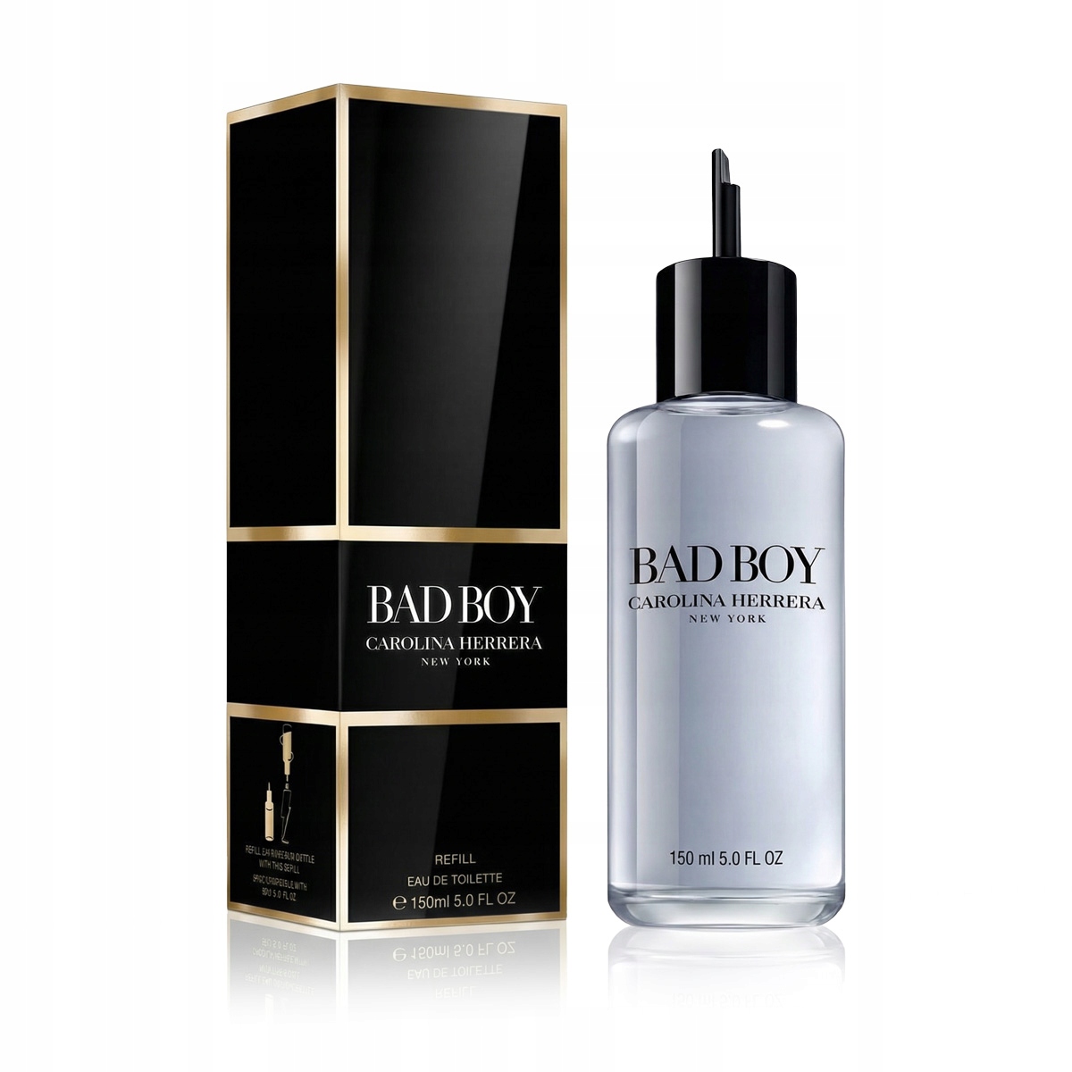 Carolina Herrera Bad Boy Edt plnitelný 150 ml M