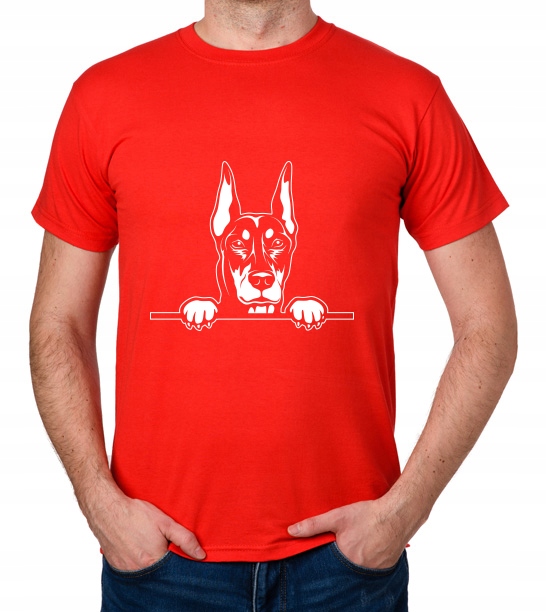 

koszulka Doberman Pies Dog Piesek Psiak prezent