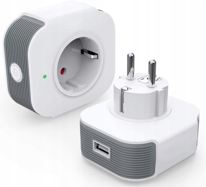 

Smart Wtyczka Wifi Smart Dom Alexa Google 2SZT
