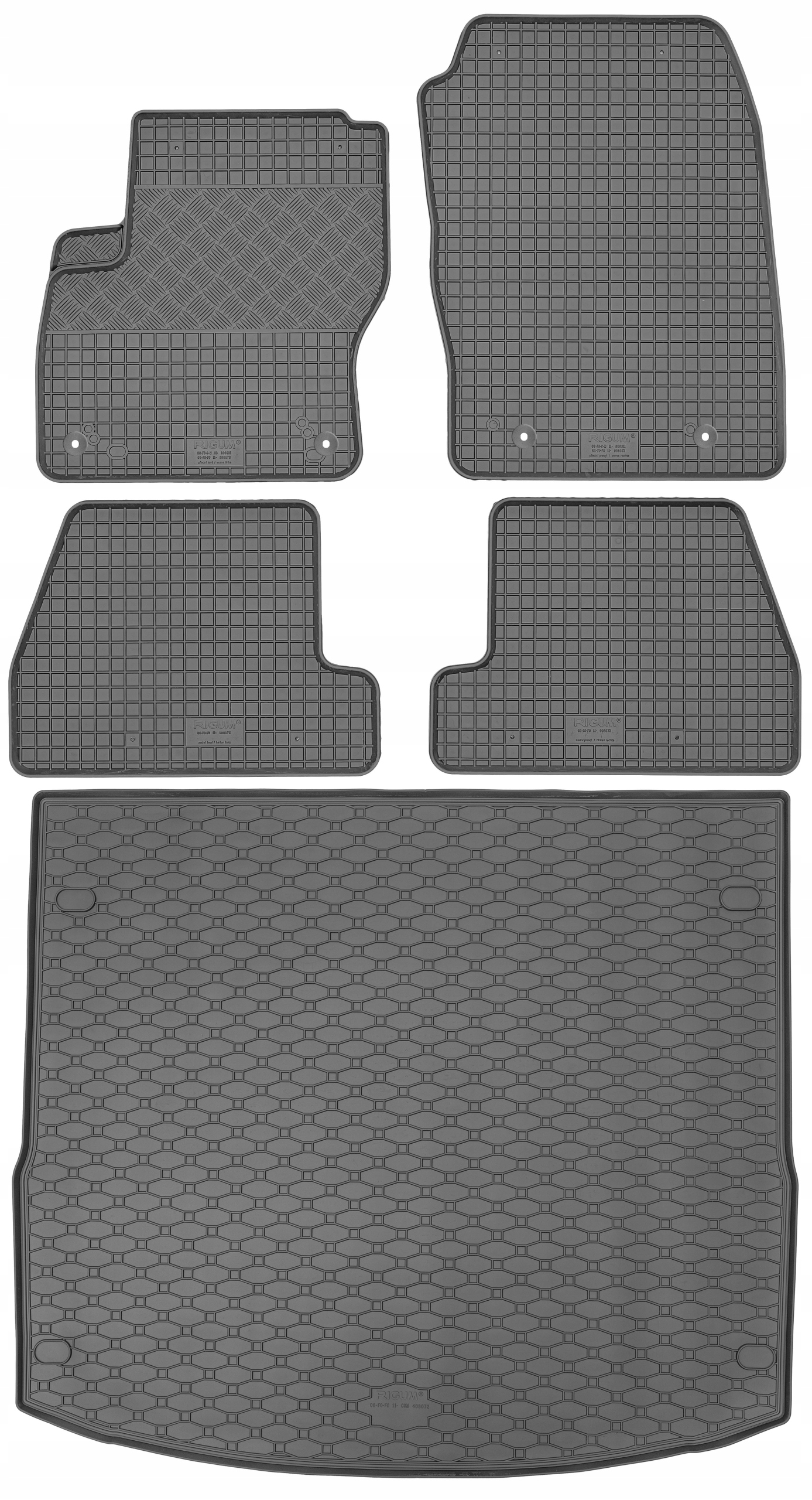 Ford Focus III Kombi od 03.2011-08.2018r. Zestaw Dywaniki bagażnik