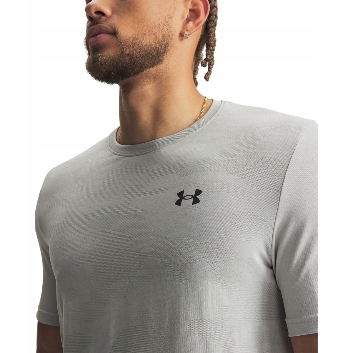 Under Armour Pánské tričko Under Armour Ua Vanish Elite Smls Ss Camo-GRY