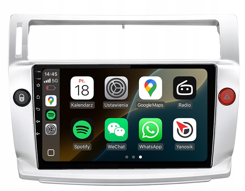 Citroen C4 2004-2010 Rádio Navigace Android Auto Apple Carplay Duduauto