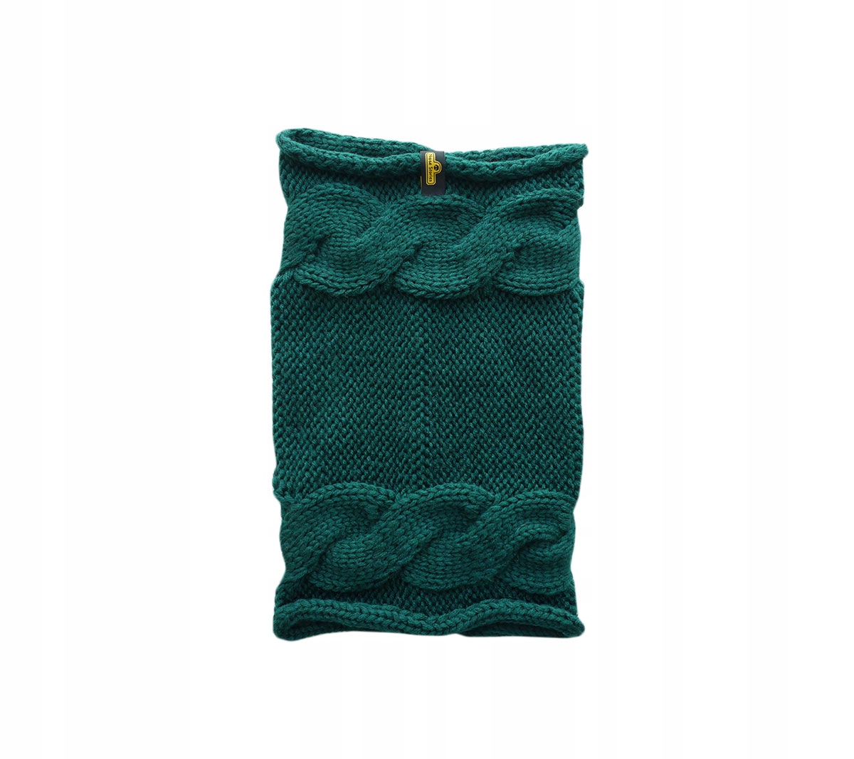Levně Šátek/komín/snood pro psa Copánek velký lahvový zeleň