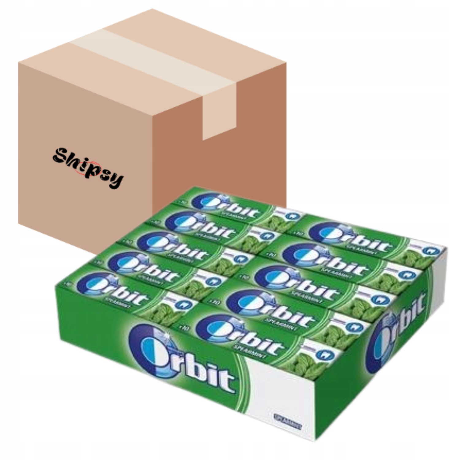 Žvýkačka Orbit Spearmint 14g/30 kusů