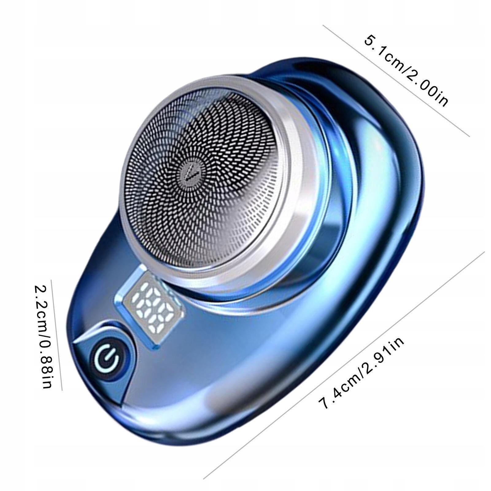 GOLARKA MINI ELEKTRYCZNA PRZENOŚNA DLA MĘŻCZYZN USB 150mAh + SZCZOTECZKA Marka inna marka