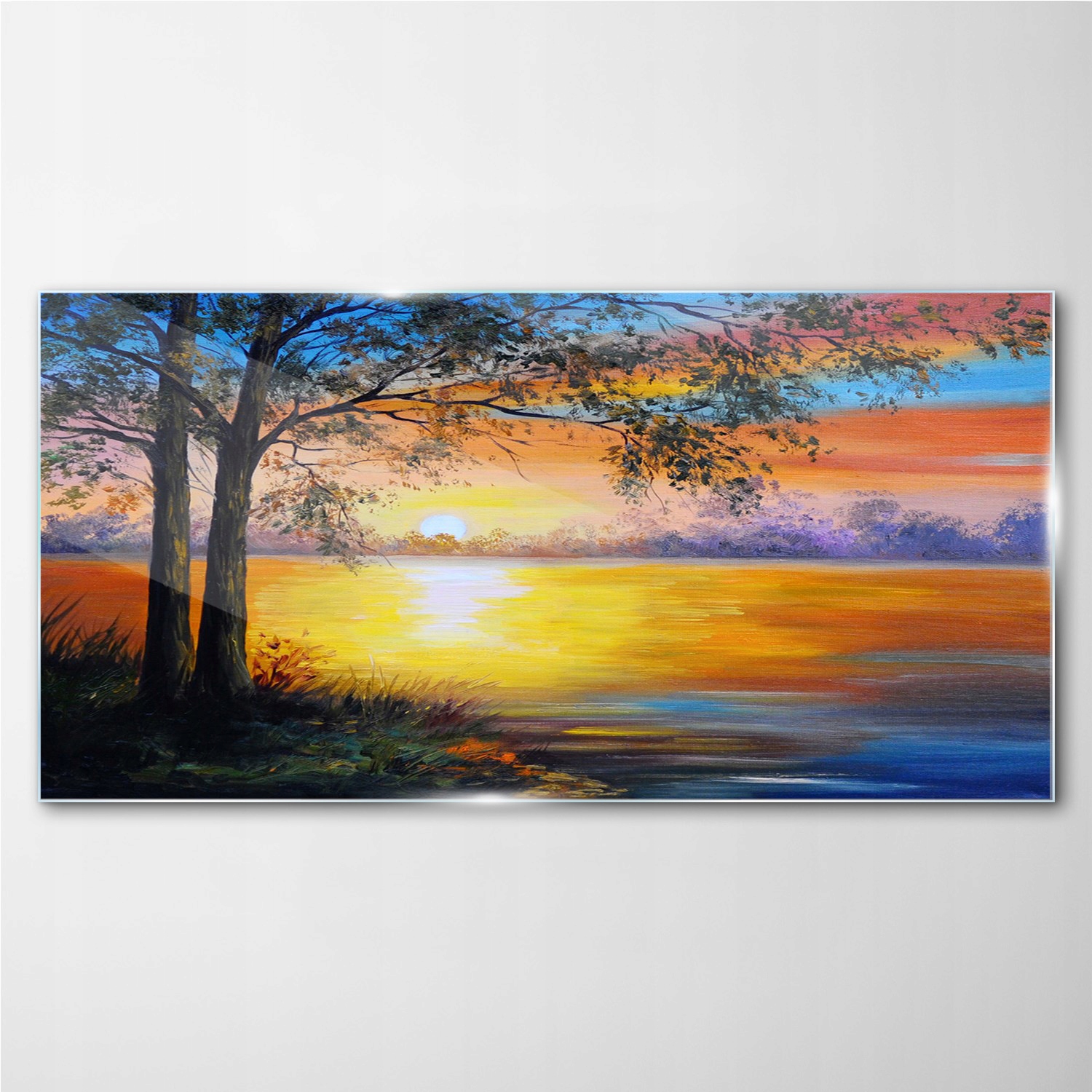 

Foto-obraz szklany Zachód słońca niebo 140x70 cm