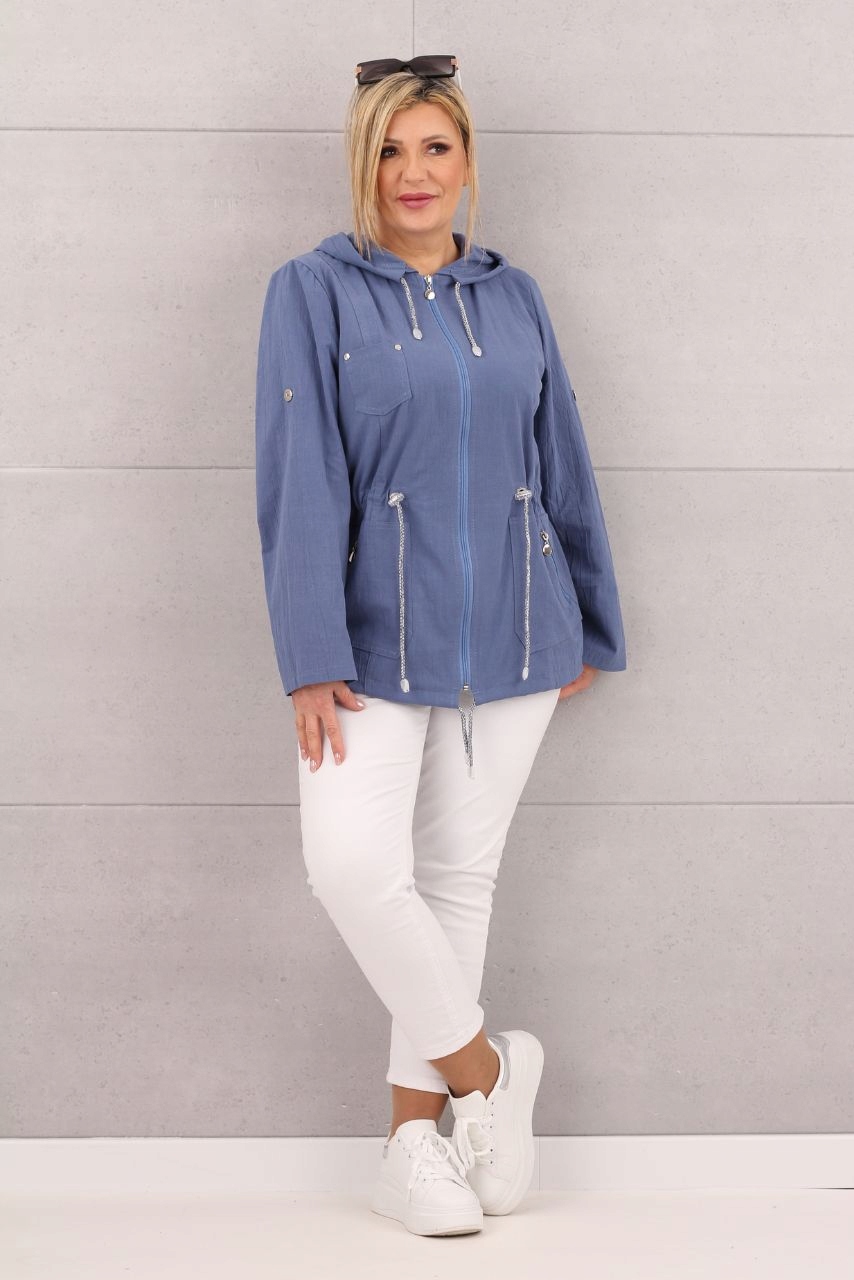 KURTKA PARKA LEKKA BAWEŁNIANA POLSKI PRODUCENT DUŻE ROZMIARY Marka FEMIMODA