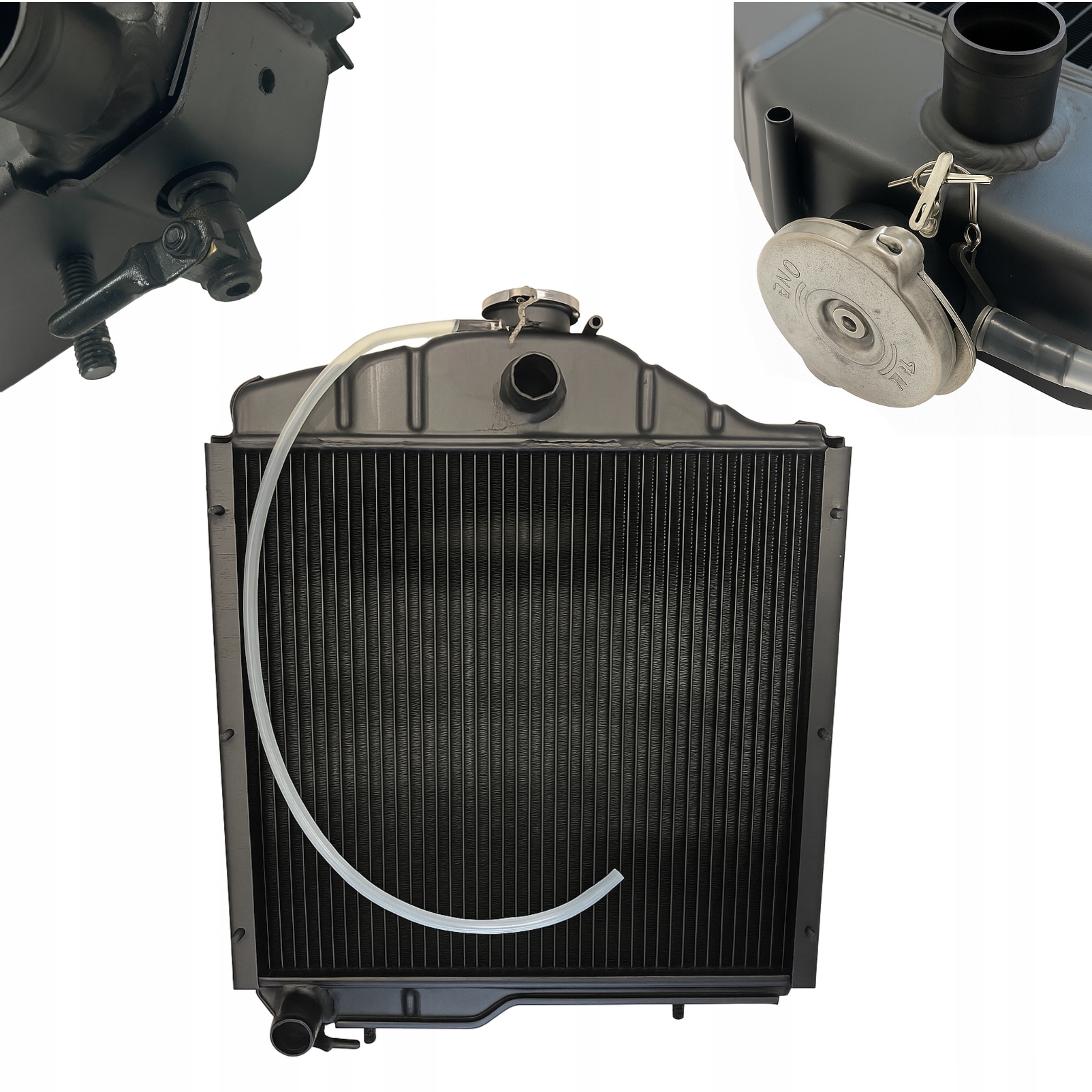 Ursus C-360 C-355 C-4011 Zesílený Chladič Vody 4-KANÁLOVÝ Zátek Kohoutek