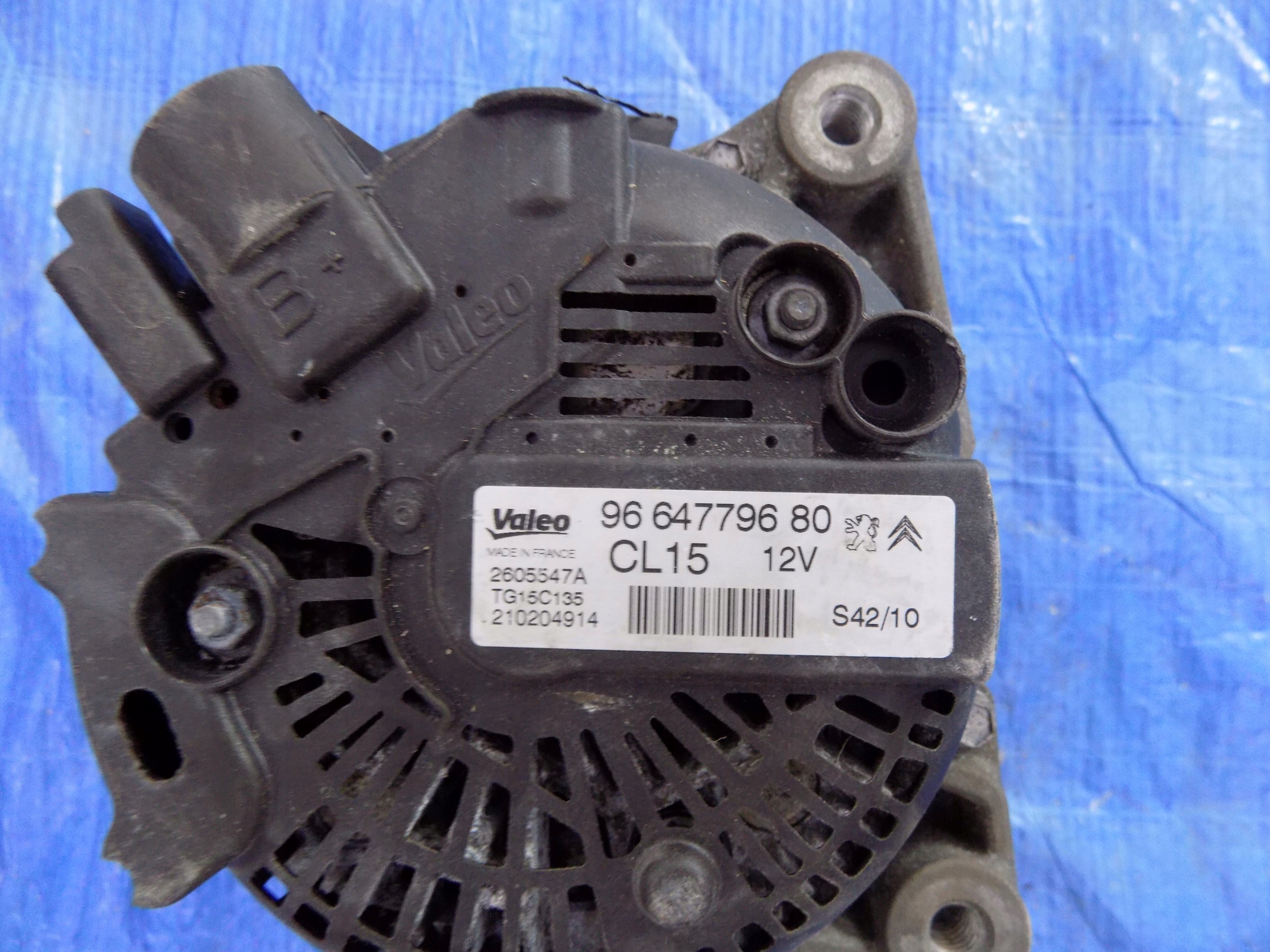 ALTERNATOR PEUGEOT 208 308 CITROEN C3 1,4 EHDI