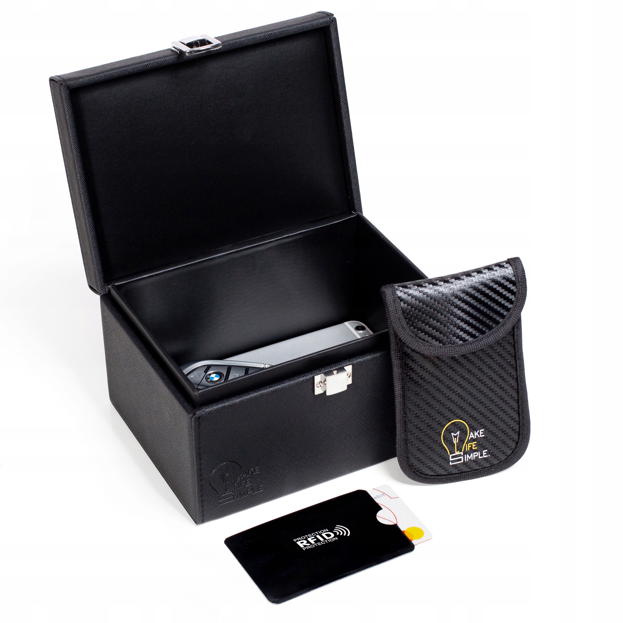 Krabička na klíče Box Faraday Keyless Rfid pouzdro