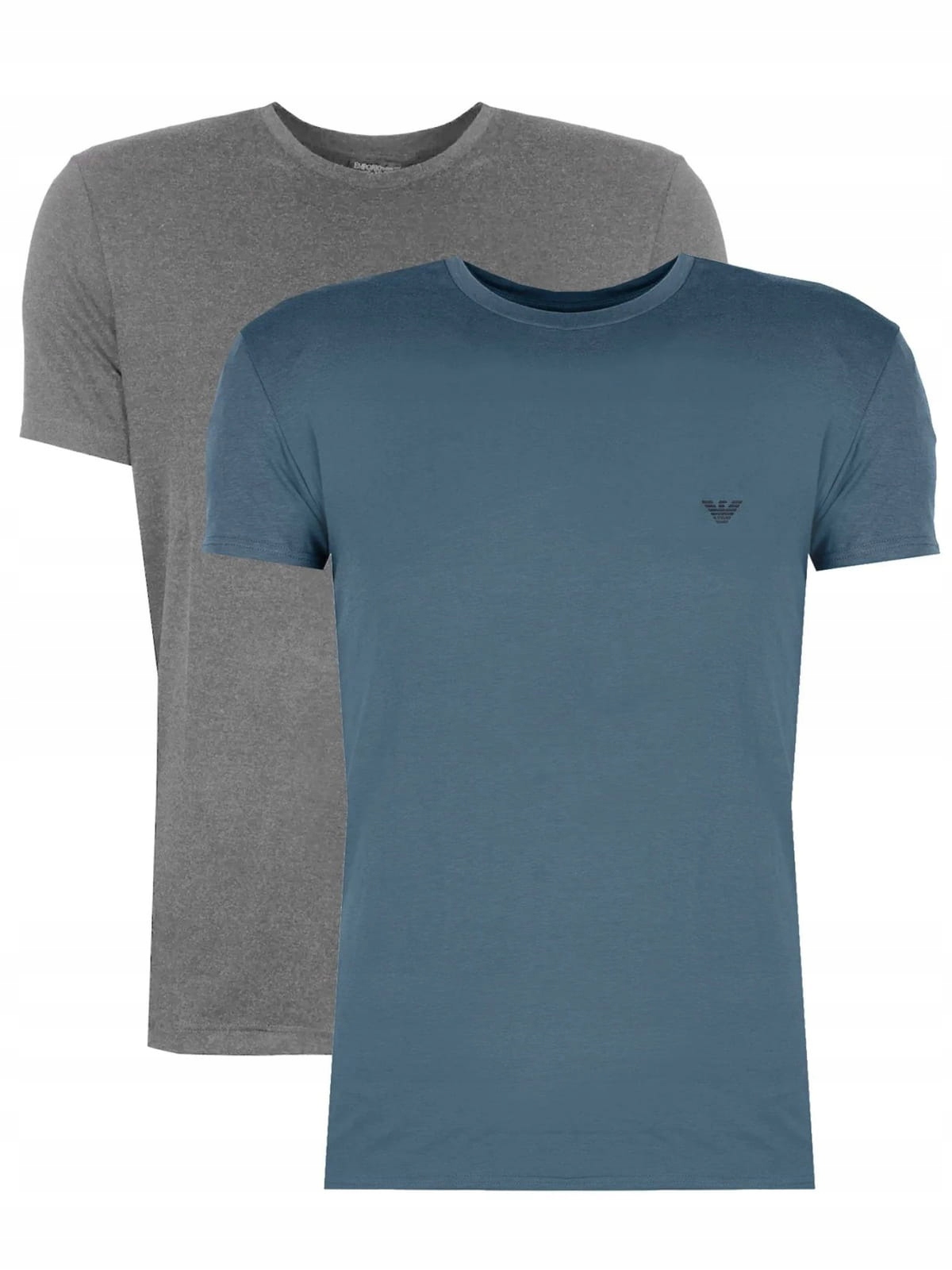 Pánské tričko Emporio Armani 111267 4F720 modrá šedá 2-pack M