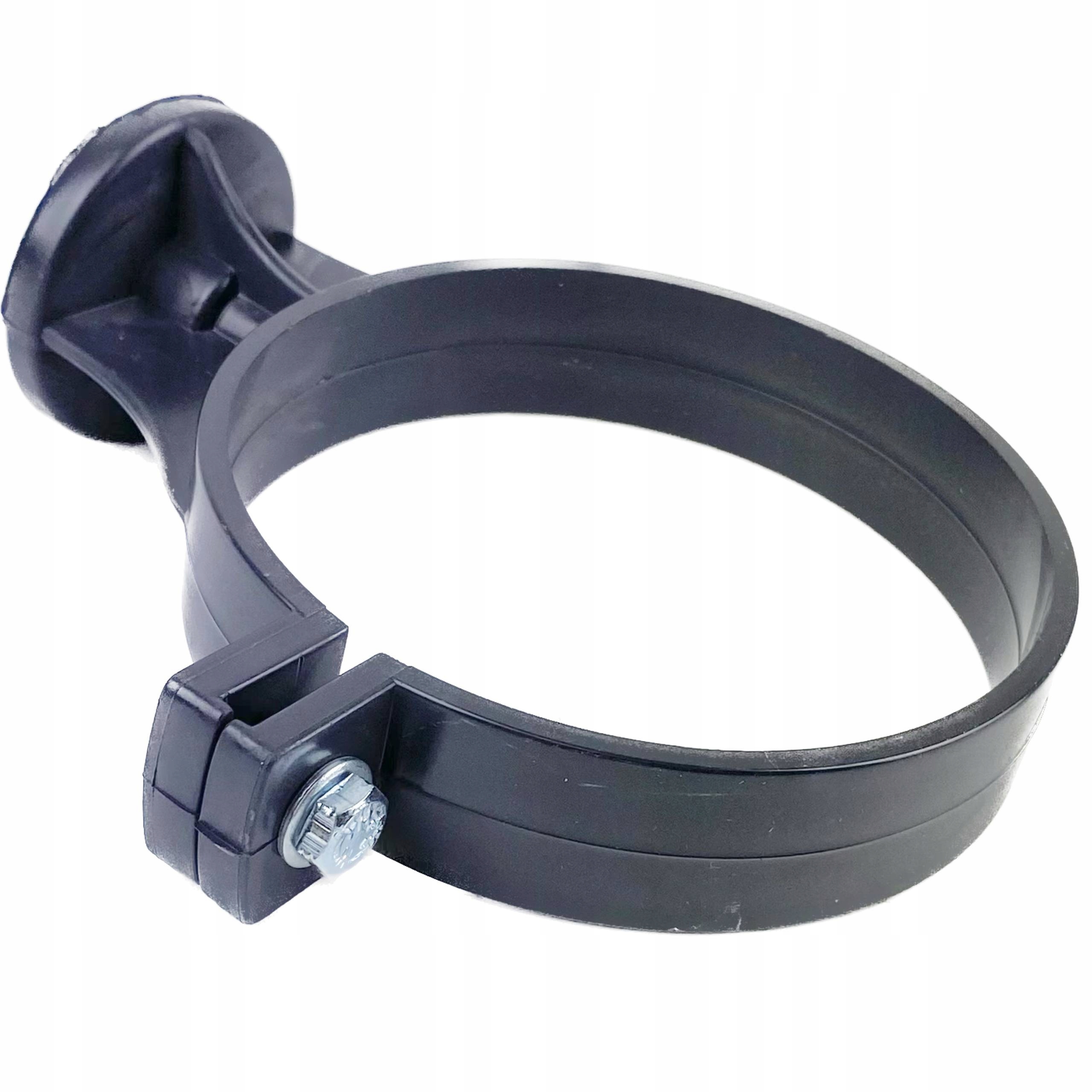 Obejma PCV do rury spustowej 100mm GALECO PVC grafit RAL 7021