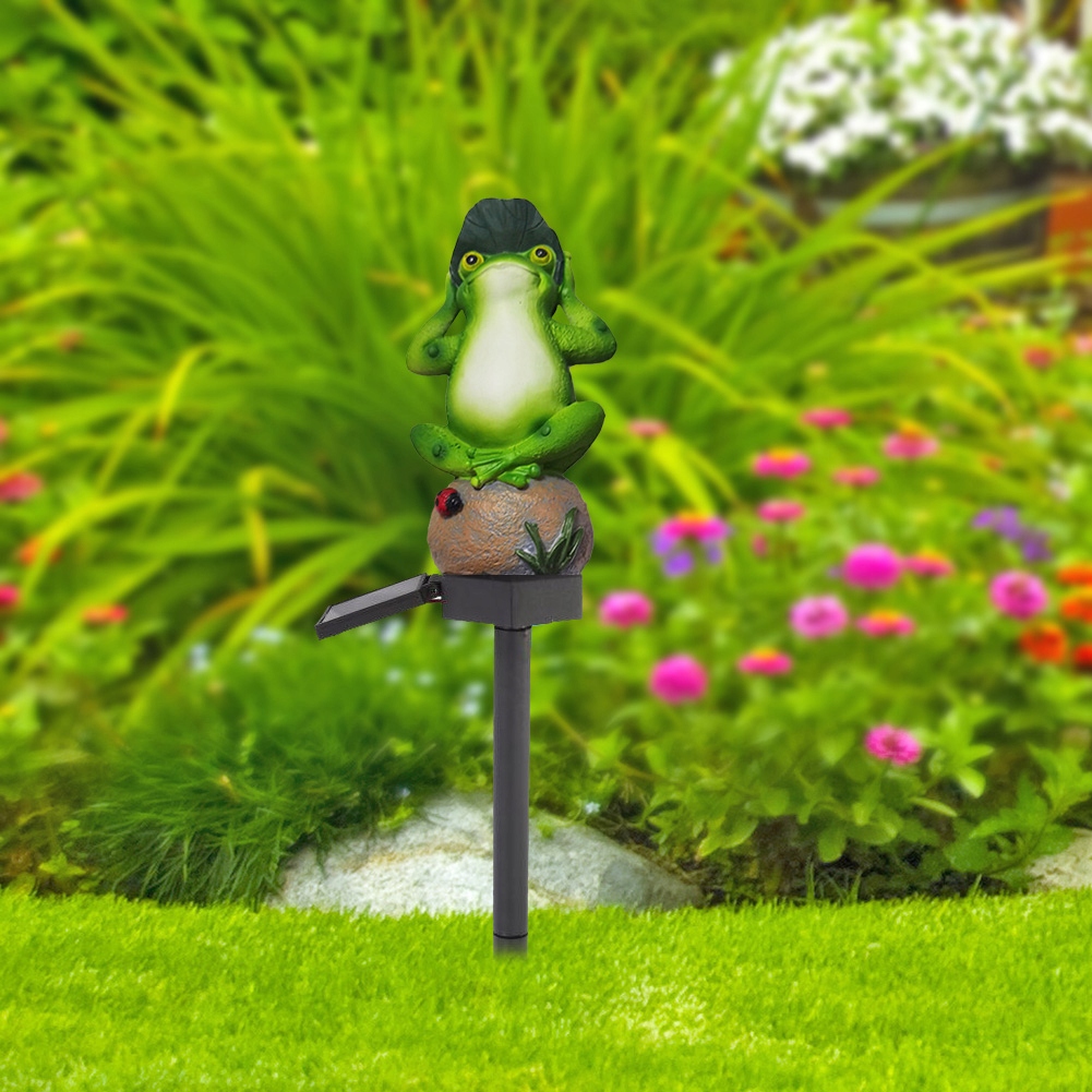 OZDOBNA LAMPKA SOLARNA LED ŻABA Marka inna