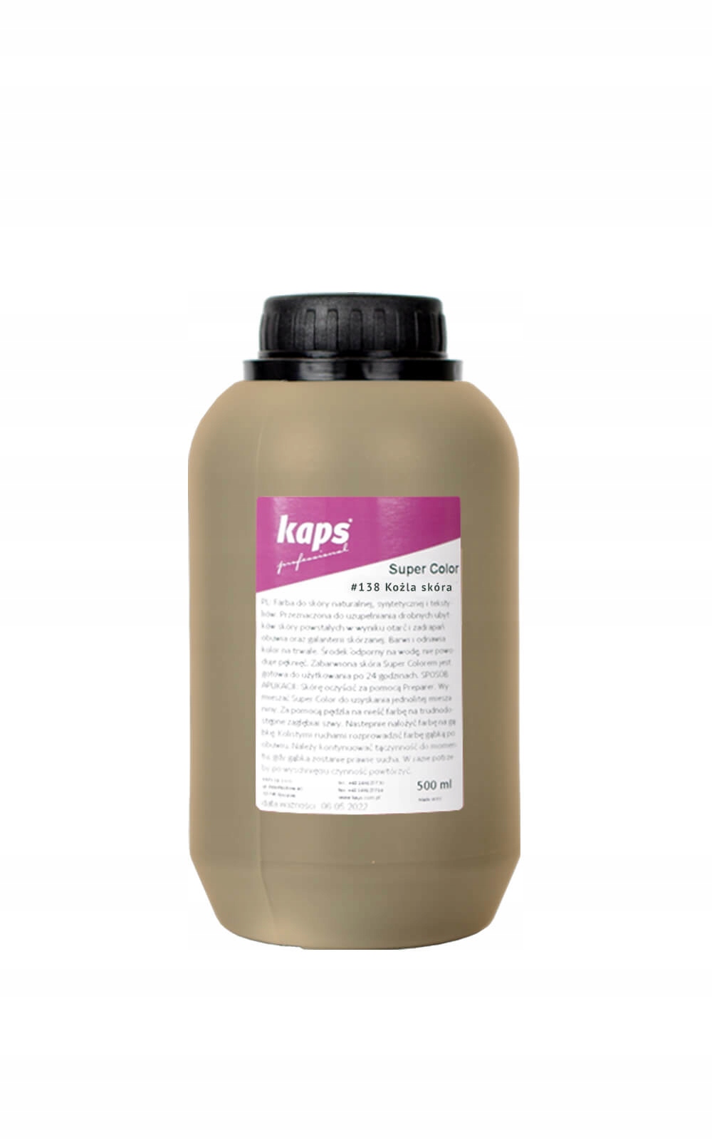 

Farba do Skór ekoSkór 500ml (k: 138-koźla skóra)