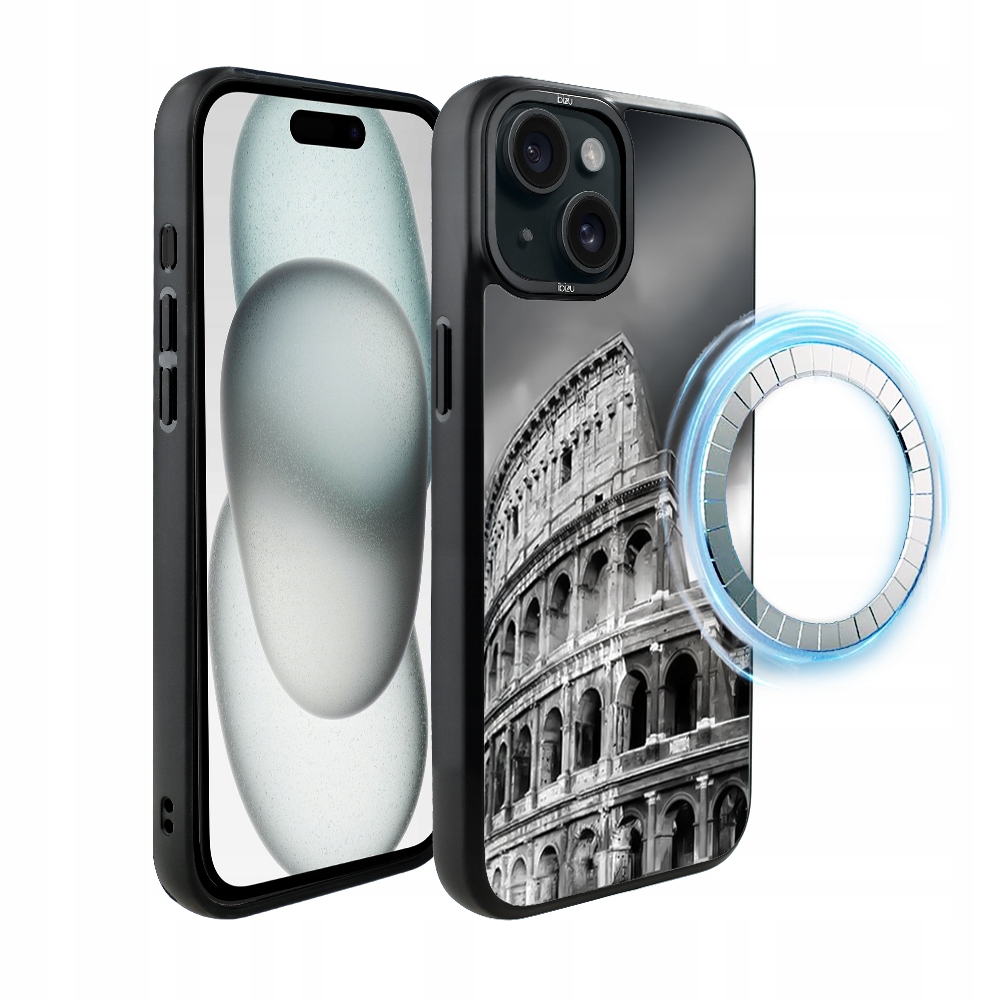 Pouzdro pro iPhone 15 Plus Ibizu DropGuard Matt s MagSafe, Koloseum