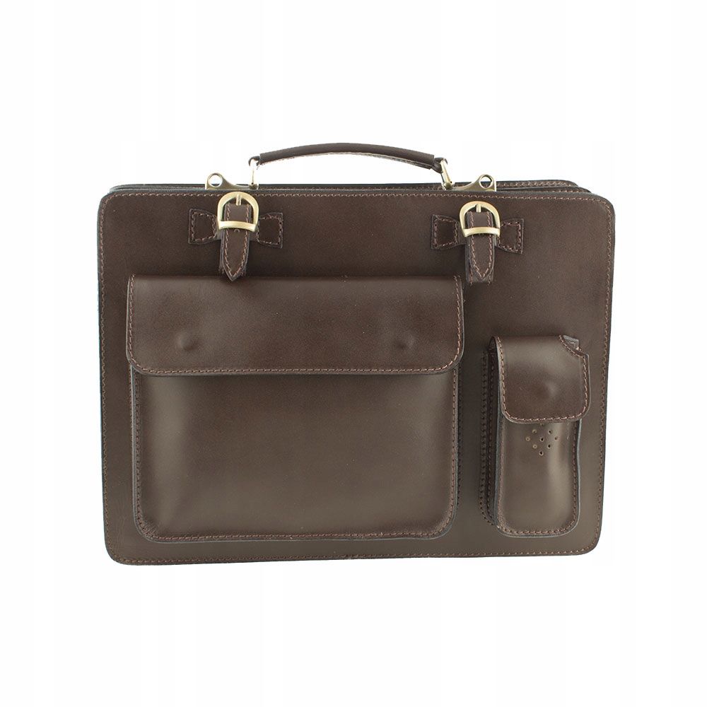 SKÓRZANA TECZKA AKTÓWKA MĘSKA SKÓRA NATURALNA NESESER GAZECIARKA BRĄZOWA EAN (GTIN) 6285259106404