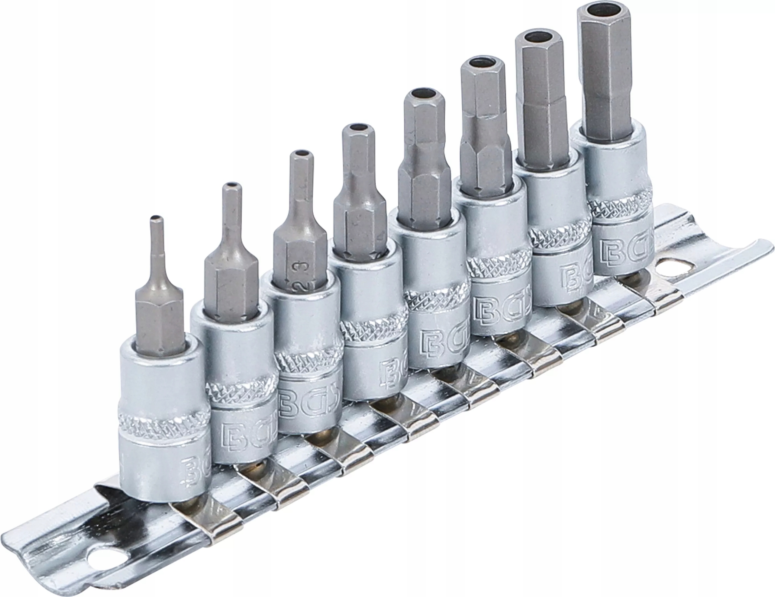 Zestaw nasadek imbus 1/4" gniazdo 6-kt z otworem 2-7 mm 5156